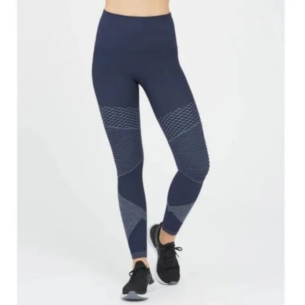 SPANX "Look At Me Now" seamless Moto Leggings